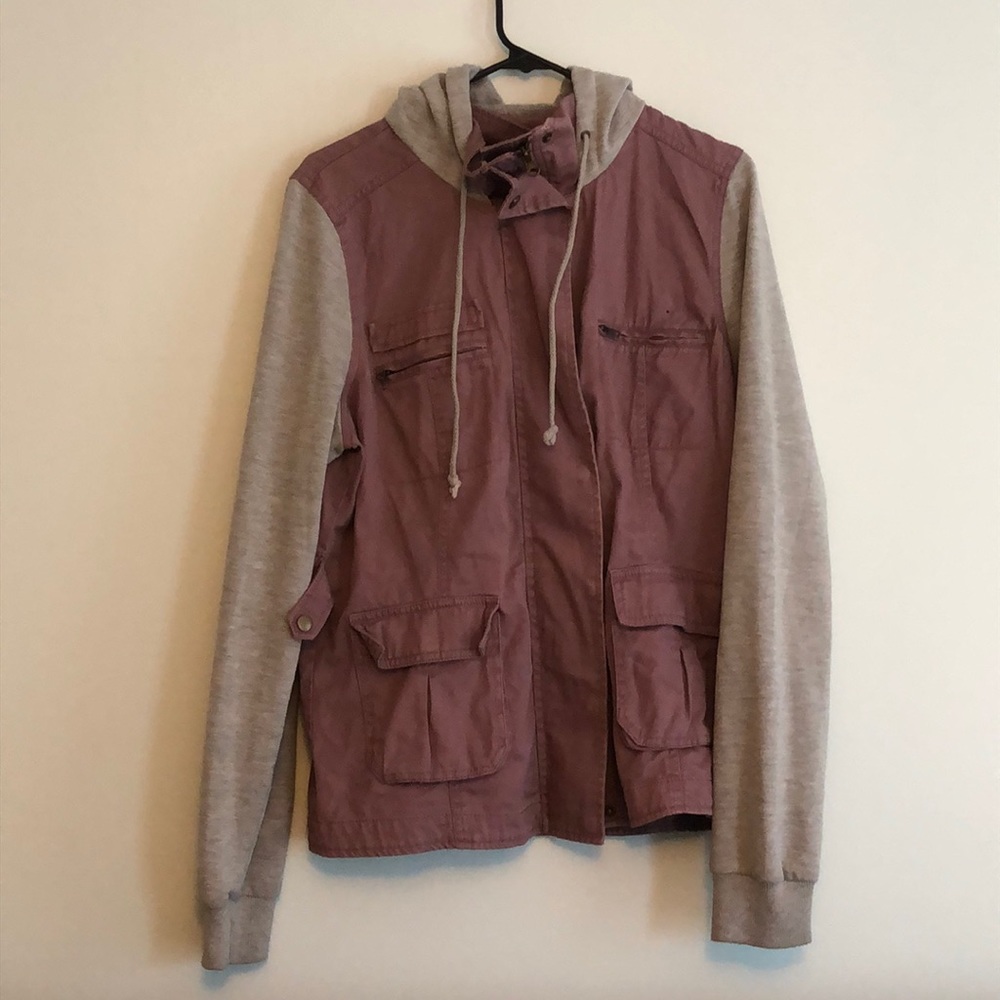 LA Hearts Pink Hooded Jacket, Pac Sun